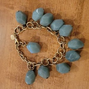 Stone charm bracelet